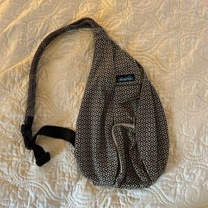 KAVU Black and White Sling Bag